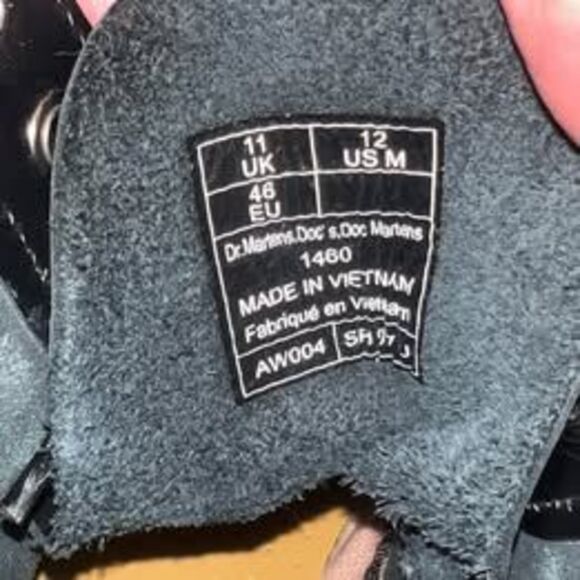 Dr. Martens Black Leather Boots - Picture 7 of 10